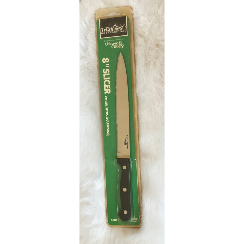 Tech Choice Knife Designed By Chicago Cutlery 8" Slicer Carver 62018 NEW in Box